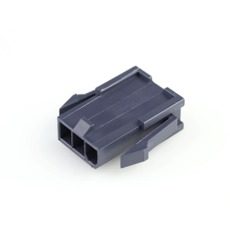 Molex Mini-Fit Jr. Plug Housing, Single Row With Panel Mount Ears, Pa Polyamide Nylon 6/6 1726460312